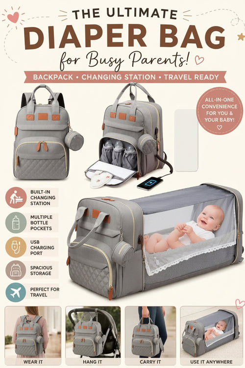 The 3-in-1 Diaper Backpack💫